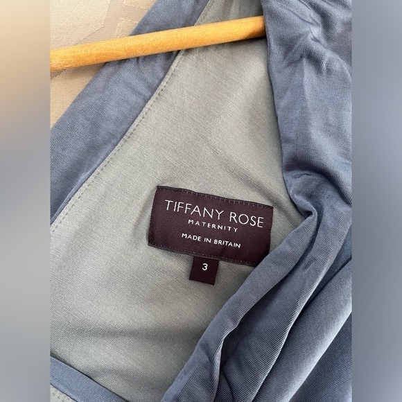 Tiffany Rose FRANCESCA MATERNITY MAXI DRESSIn Steel Blue Size 3 or 8-10 US - Picture 5 of 8